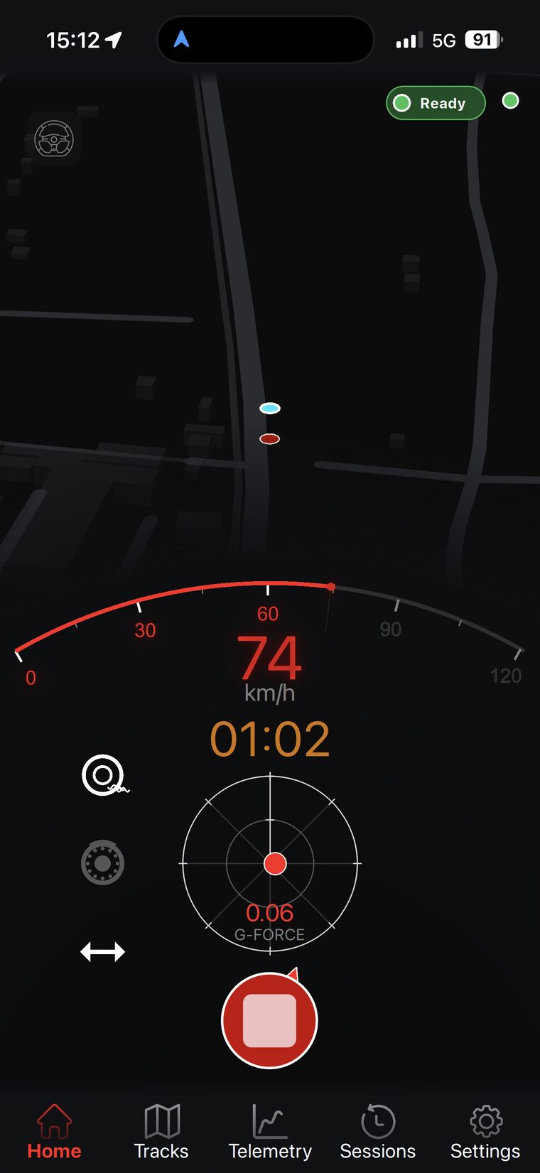 VlastLap live dashboard